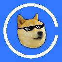 Doge In Glasses Stock